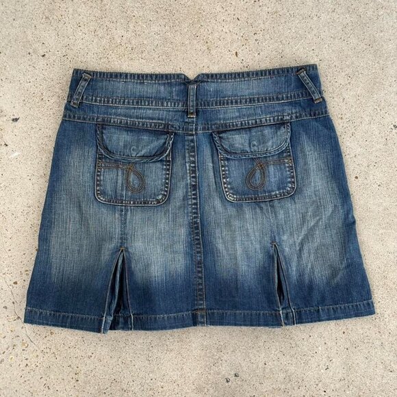 2000s denim pleated mini skirt - Picture 6 of 6